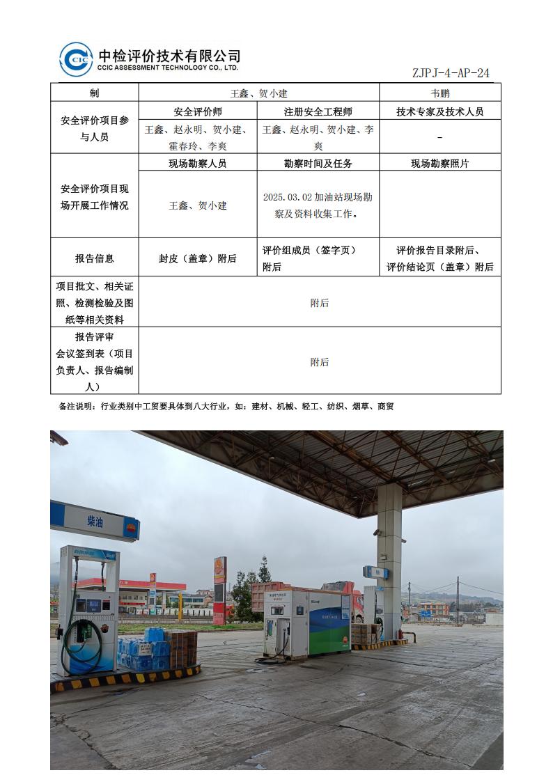 6中国石油天然气股份有限公司云南曲靖销售分公司放马沟加油站（主站）安全现状评价报告安全评价过程控制记录表_02.jpg